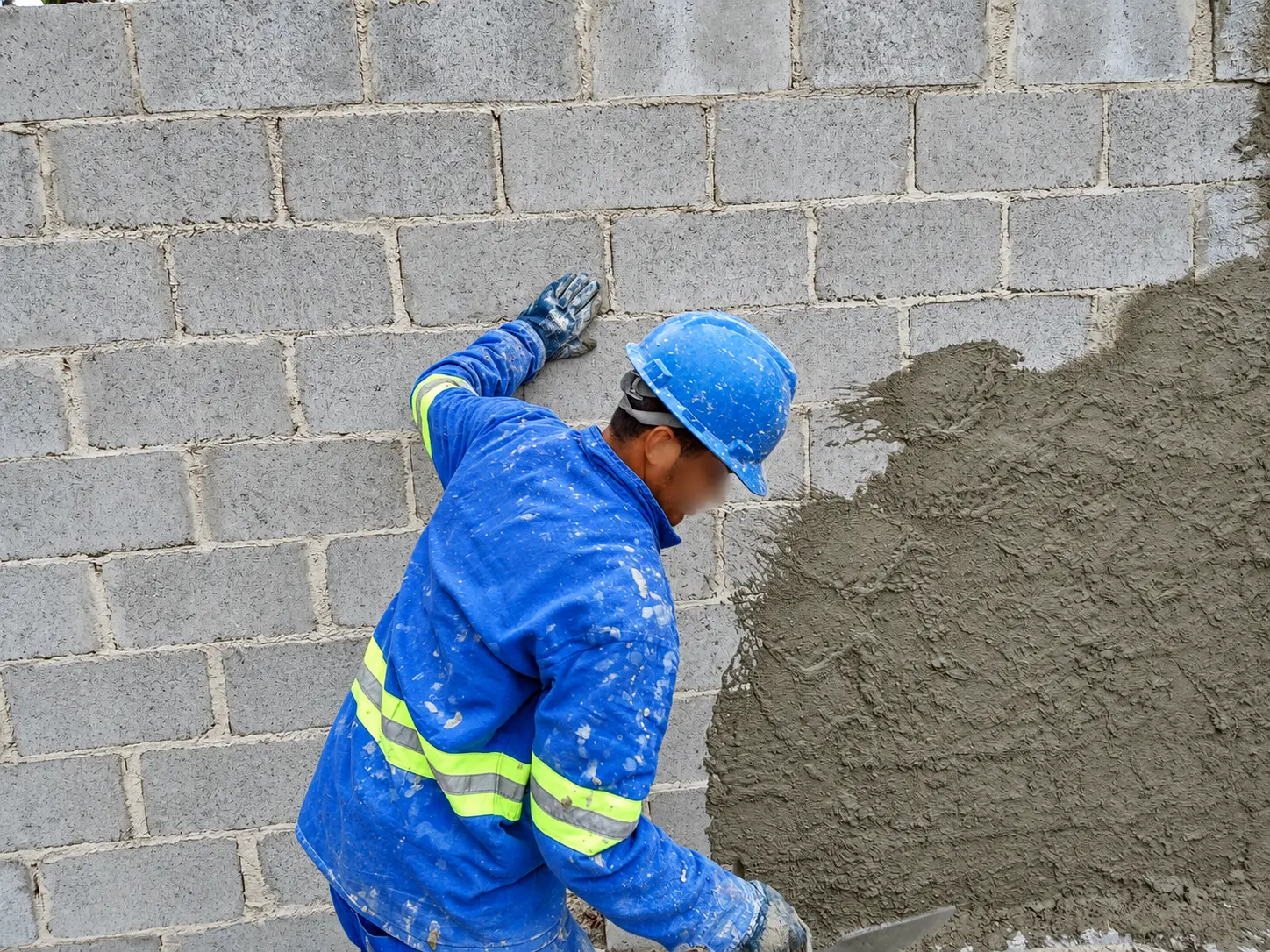 Serviço de construção em andamento
